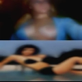 Naked girls with green pussy