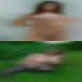 Naked girls with green pussy