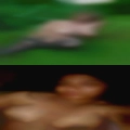 Naked girls with green pussy